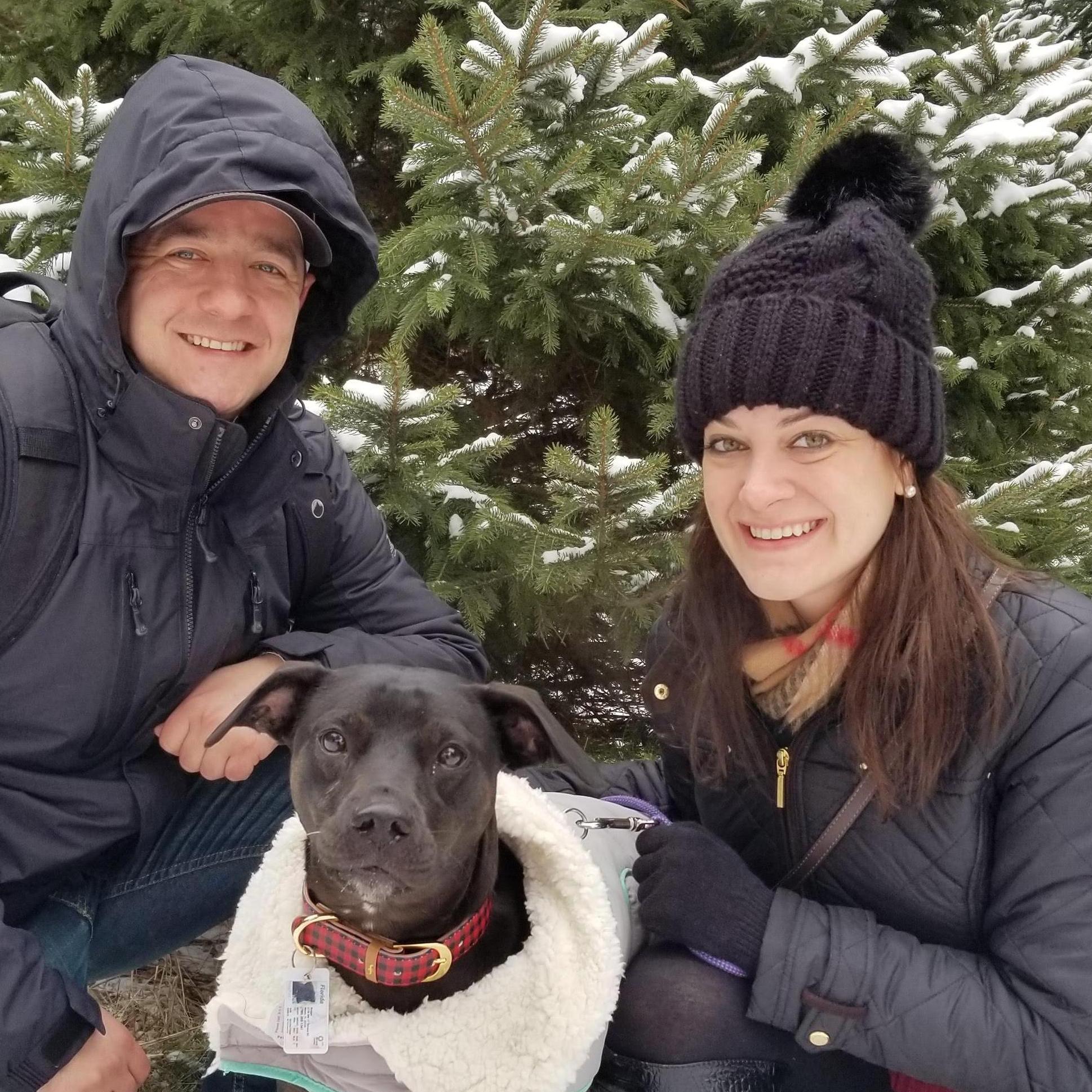Cutting down our 1st Christmas Tree in Hudson, WI in 2018