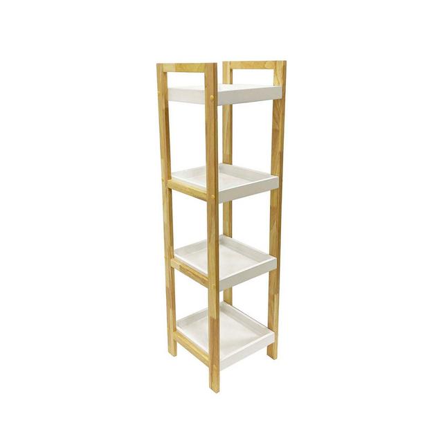SALT™ Space Saver Floor Tower in White