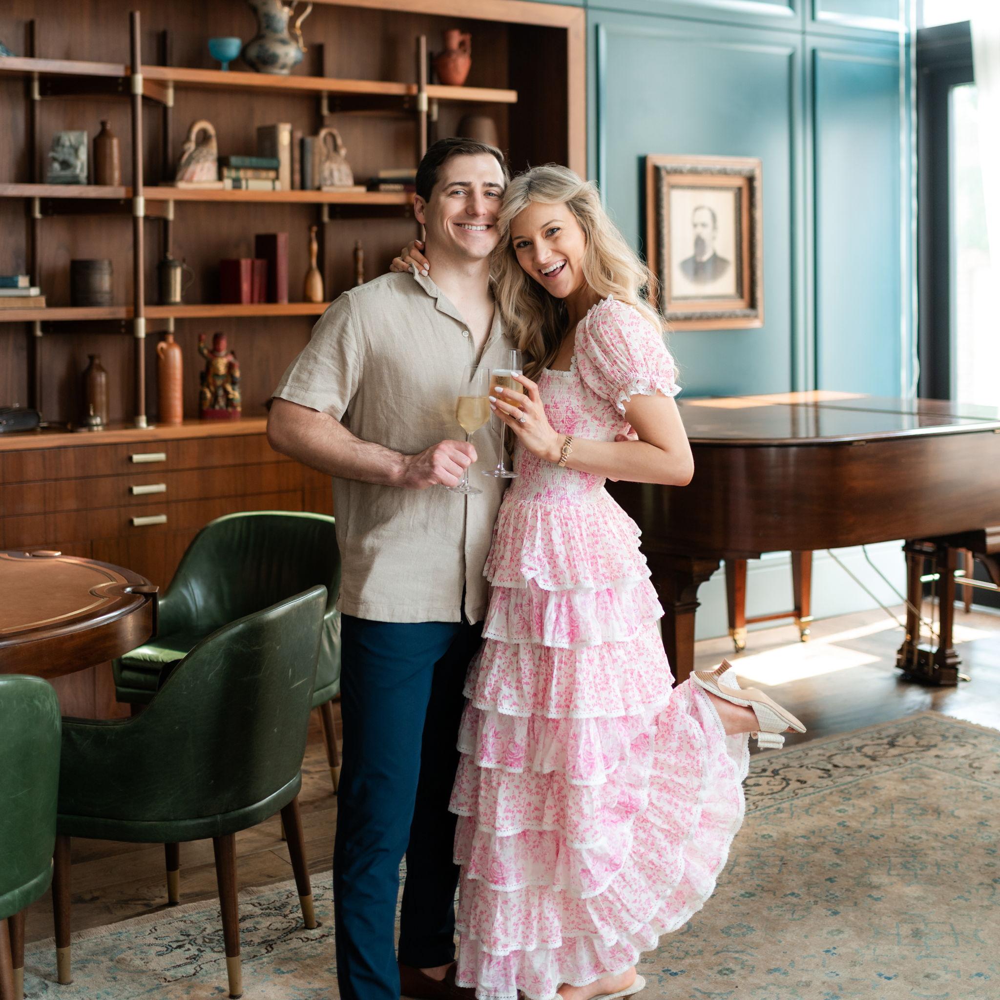 Moments after our engagement in Savannah, GA