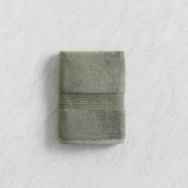 Cloud Hand Towel, Seagrass Green