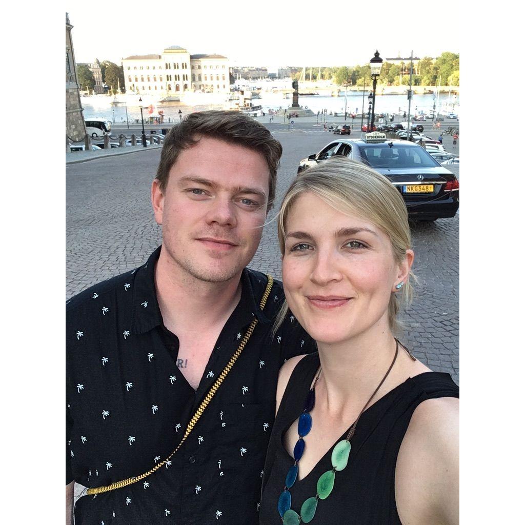 Meeting in beautiful Stockholm in 2019; Martin practices his Swedish ;)