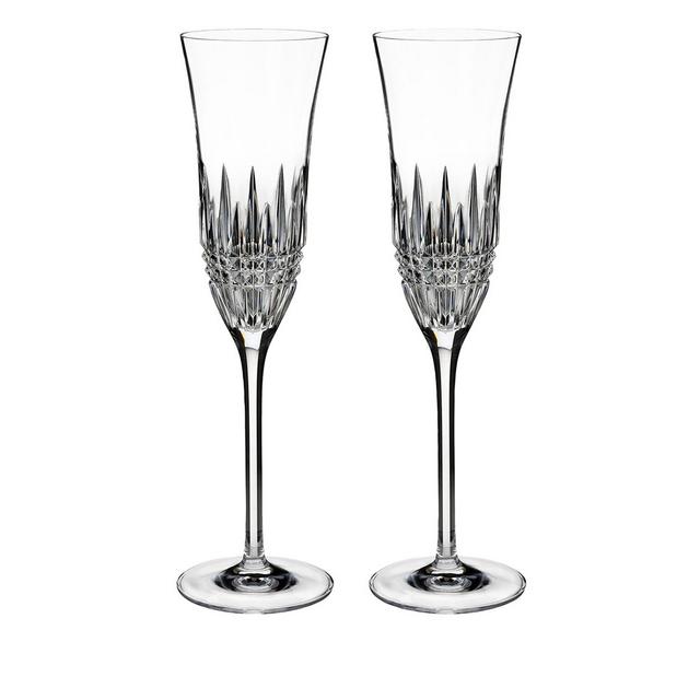 Lismore Diamond Essence Flute 8 OZ Set/2