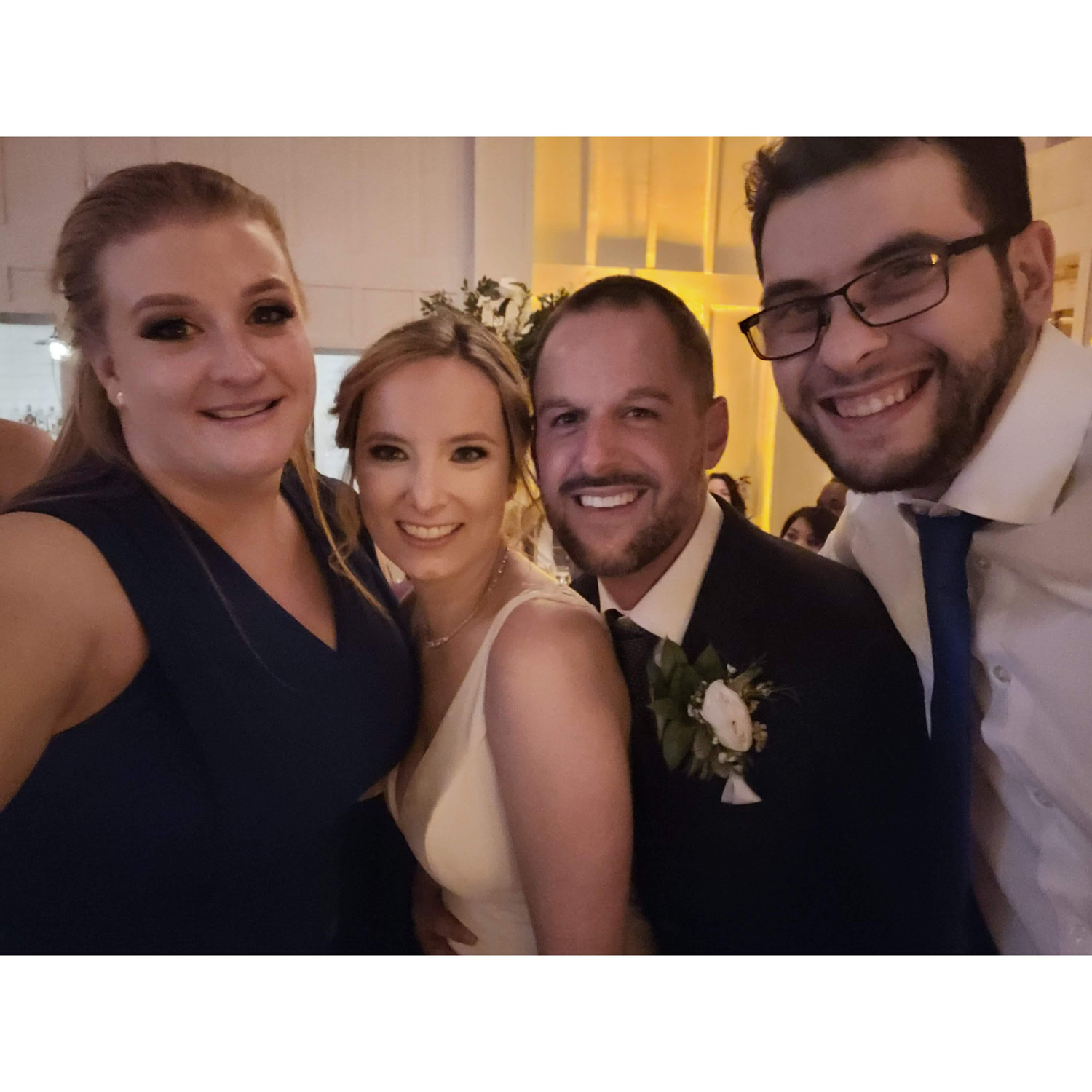 At Bridesmaid Sarah's wedding in 2022