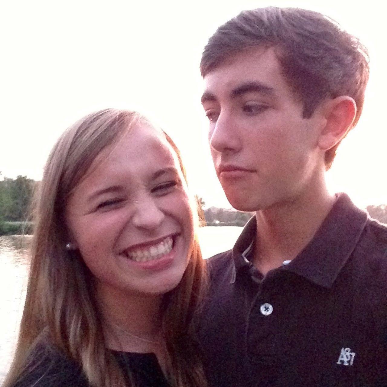 Our 6-month anniversary! Michael wouldn't let me take a selfie with him til our 6 month anniversary, so to celebrate we had a selfie photo shoot lol