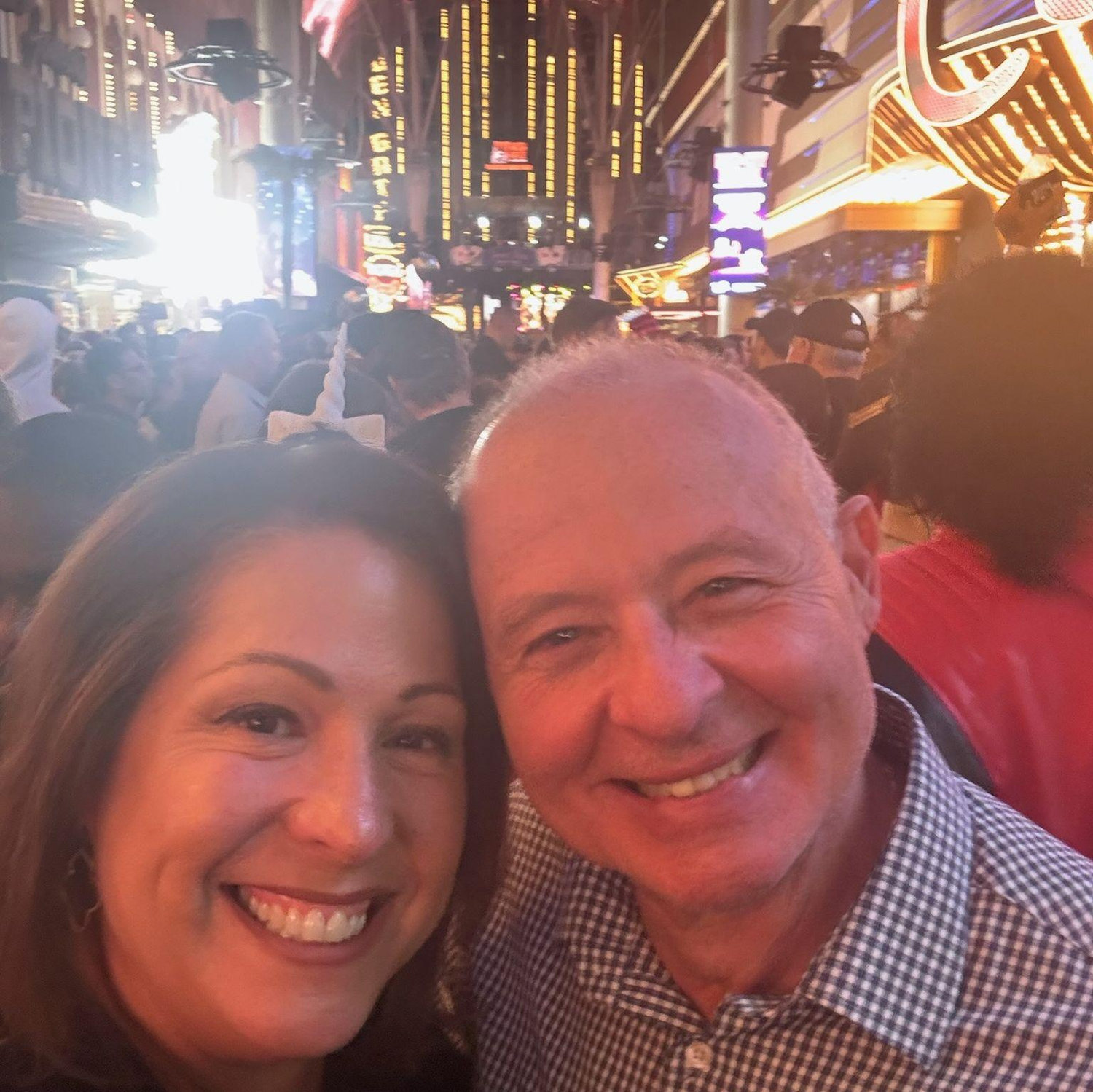 On Freemont Street in Las Vegas!