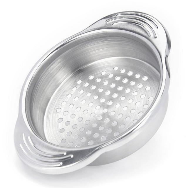WISH Tuna Strainer Press, Tuna Can Strainer Food-Grade Stainless Steel Canning Colander for Regular-Size and Wide-Necked Tunas
