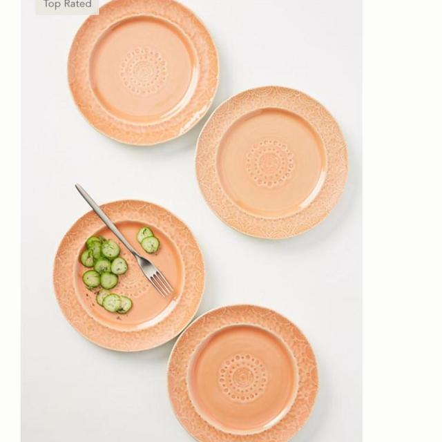 Old Havana side plates (coral) (Anthropologie)
