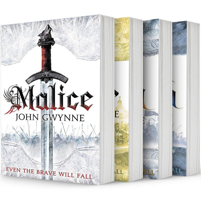 Faithful and the Fallen Series 1-4, Collection Set 4 Books, Malice, Valor, Ruin, Wrath, by John Gwynne
