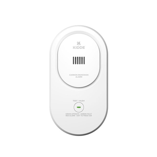 Kidde Carbon Monoxide Detector, Plug-in Carbon Monoxide Detector with AA Battery Backup, 85 dB Alarm, Rotating Plug, LED Status Light Indicators