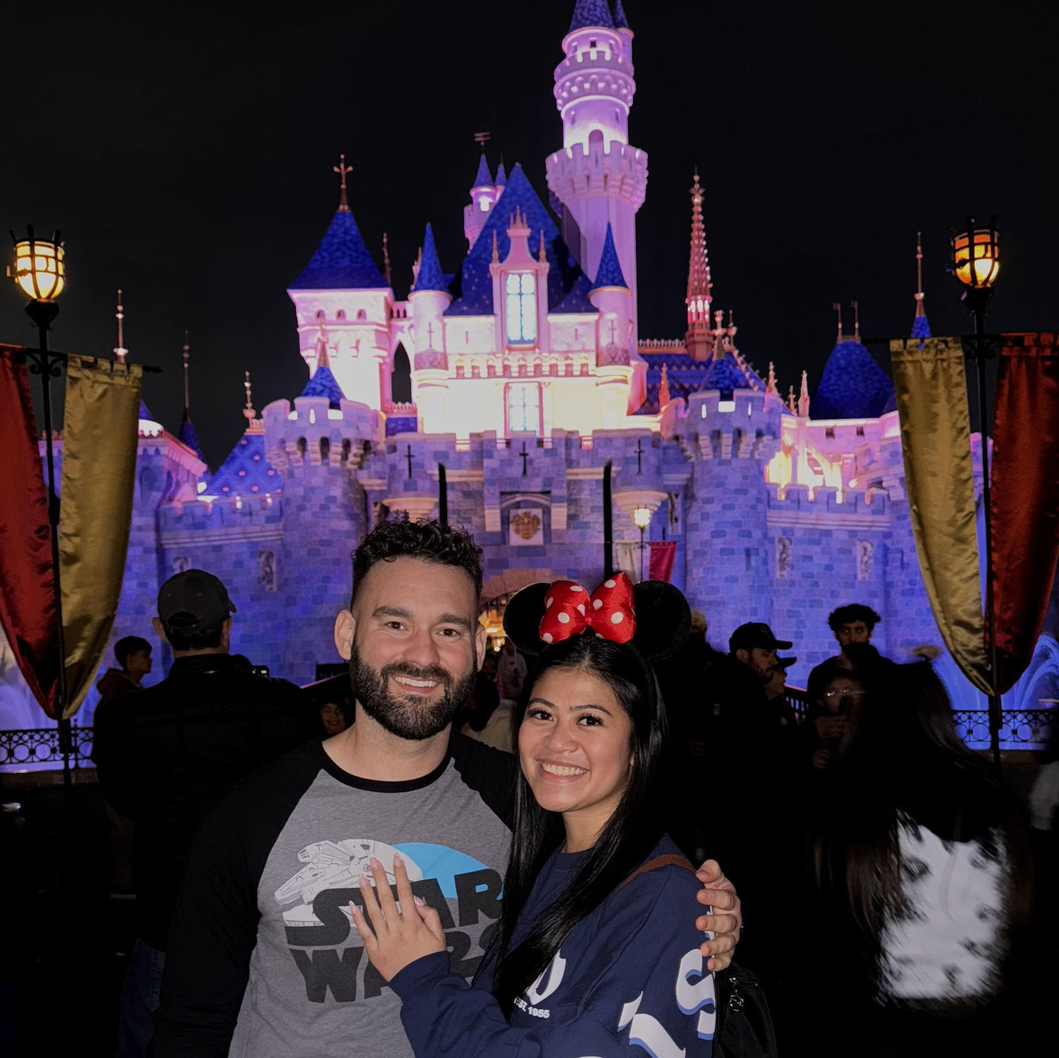 Our first Disney trip together