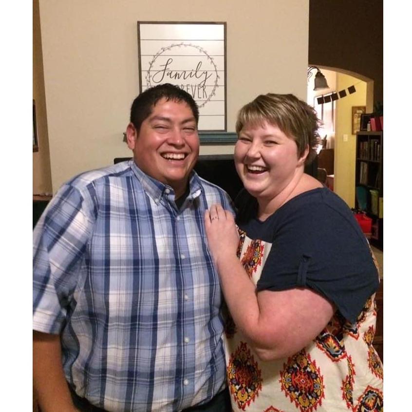 Announcing our engagement to the family!