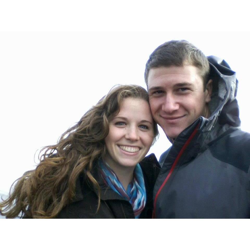 One of our favorite photos together at the Oregon coast