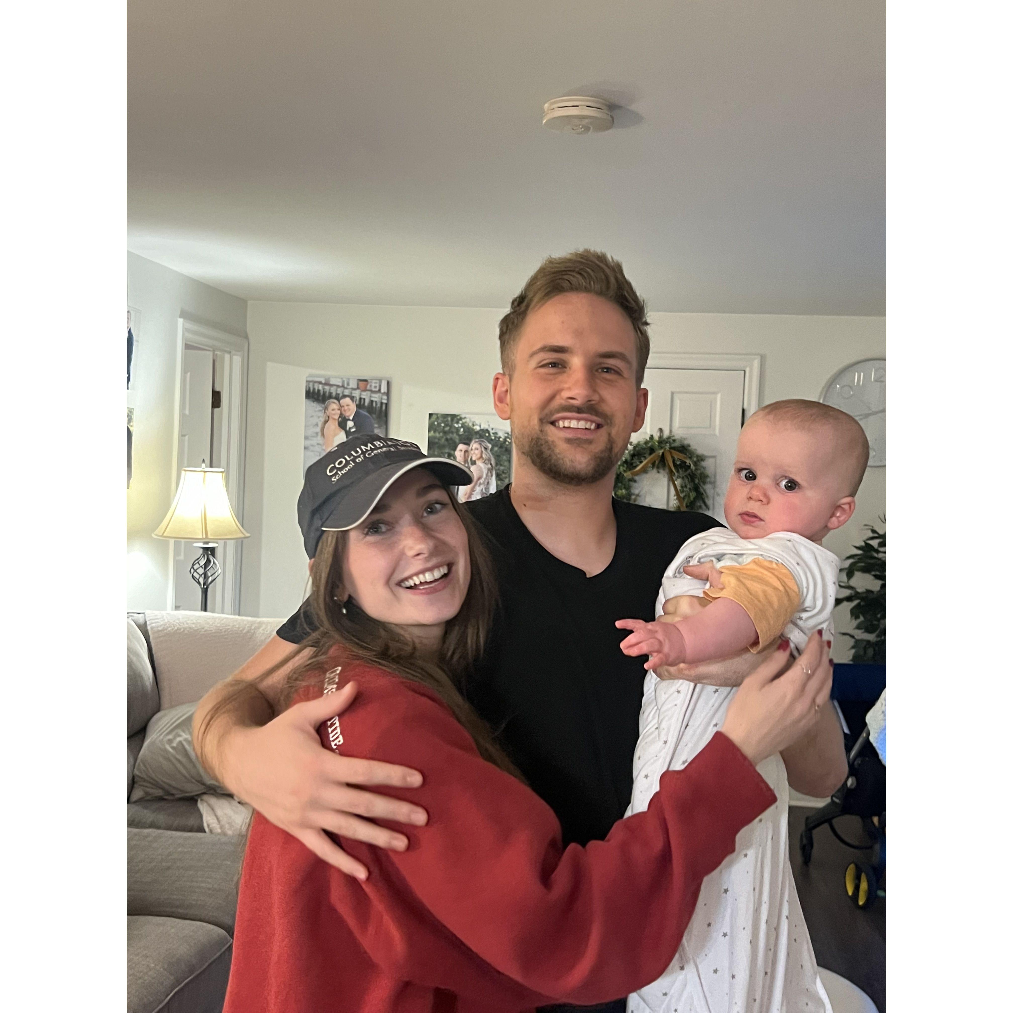 Hugging our nephew, Hudson. Summer 2024.