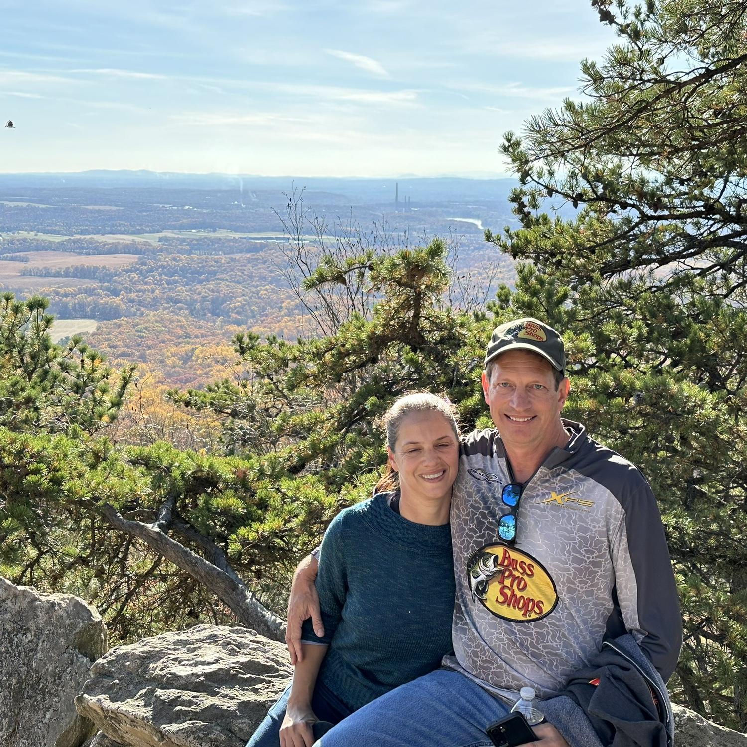 The top of Sugar Loaf Mountajn