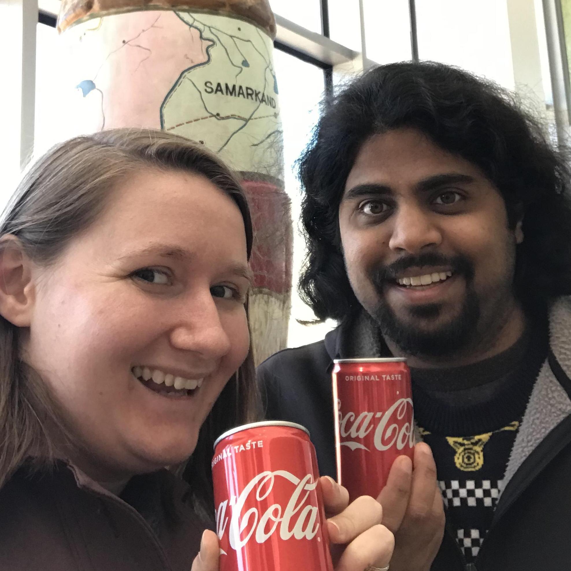 Chugging through the World of Coca-Cola in Atlanta.