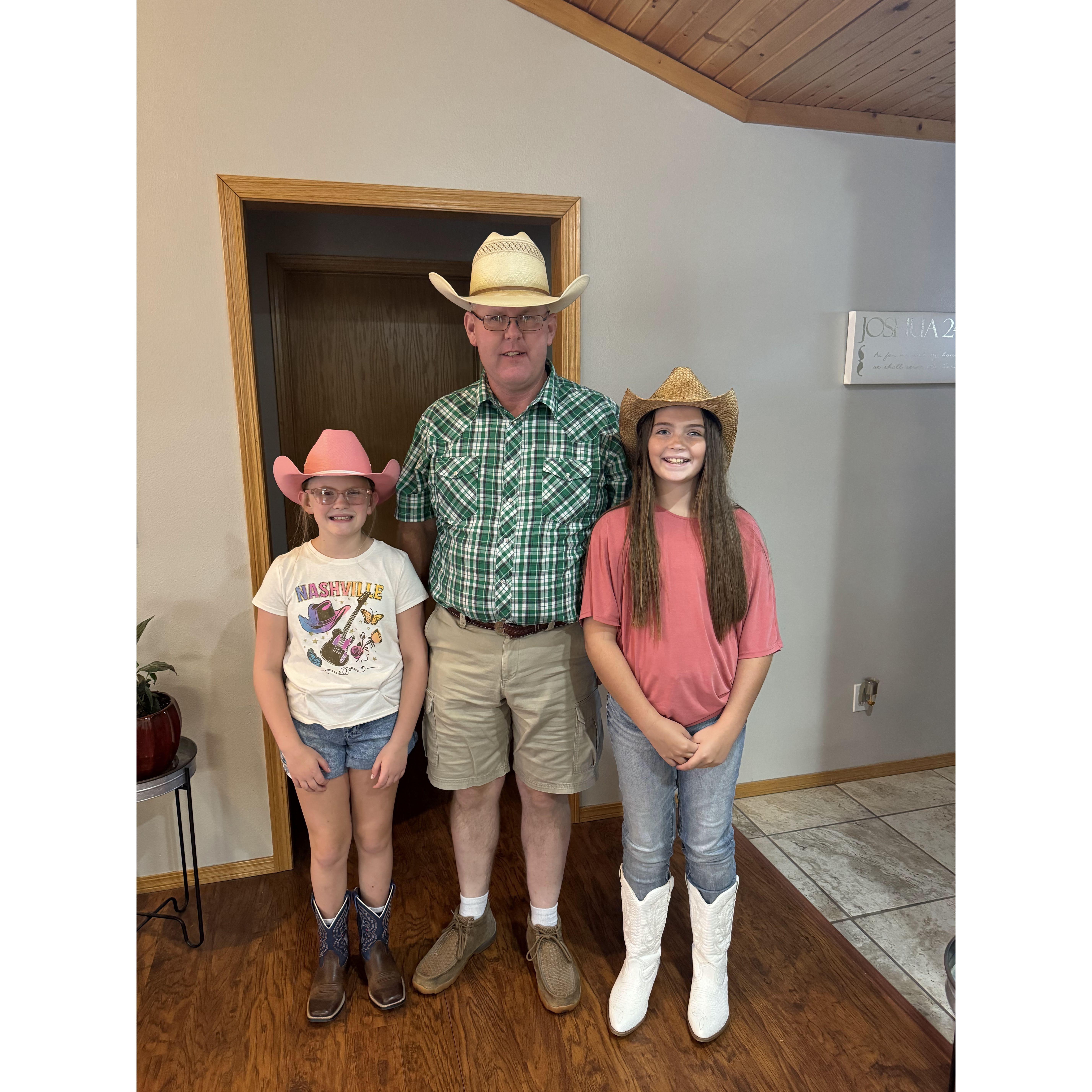 Took the girls to their first concert.