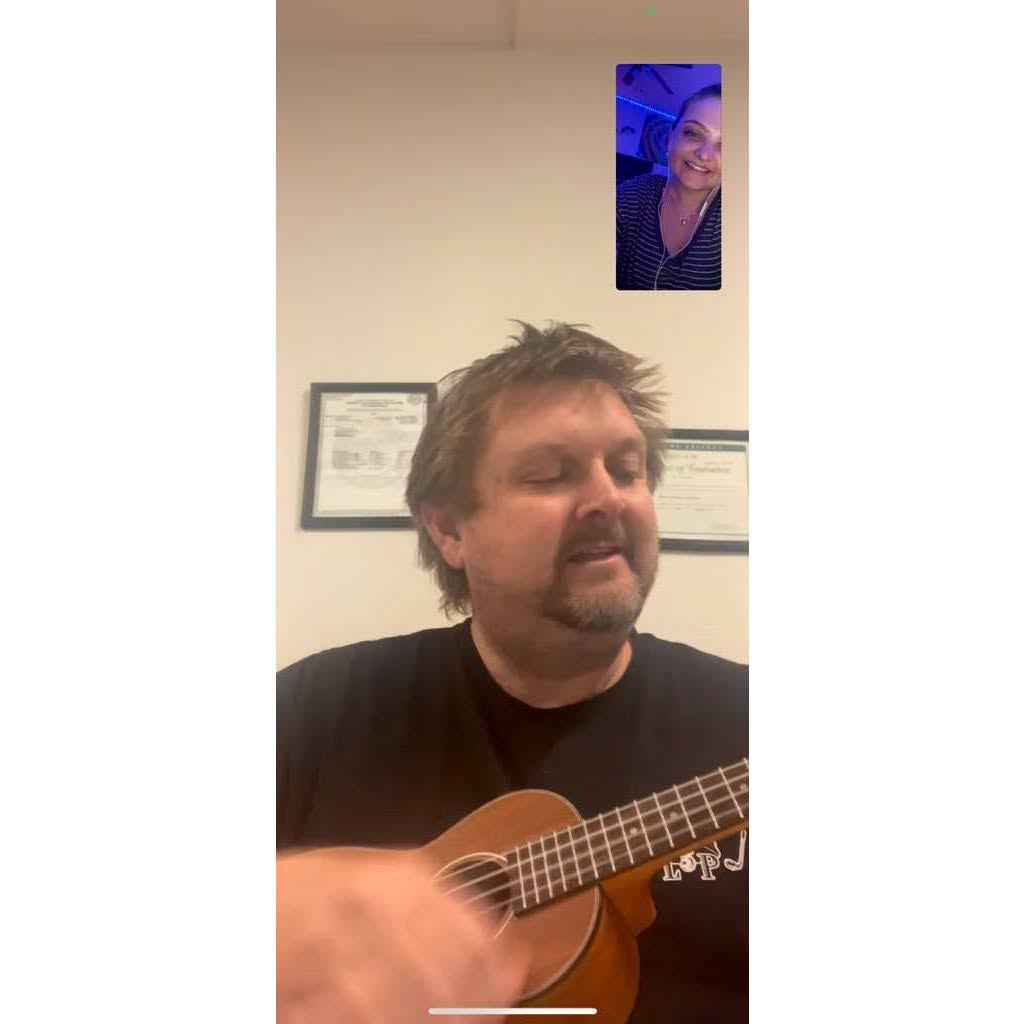 My Dad has been playing guitar for me since I was little!