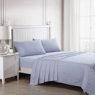Rosemarie 300-TC Cotton Sateen 4-Piece Sheet Set