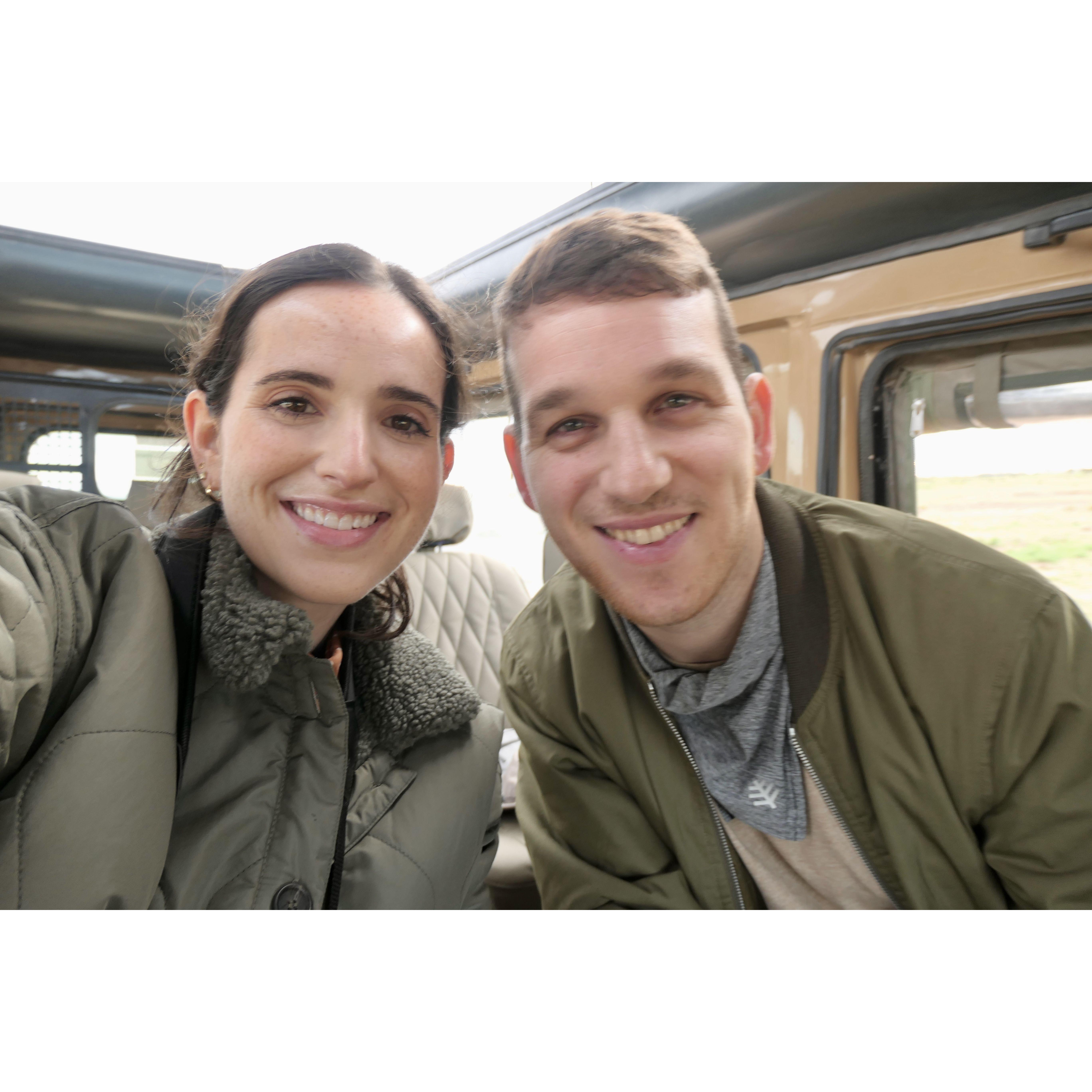 On safari in Kenya!