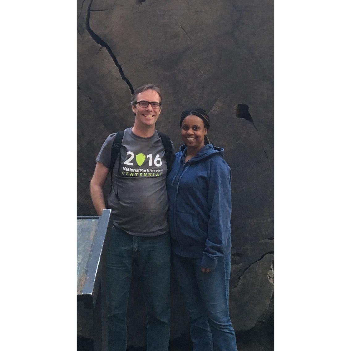 Sequoia National Park, 2016. We took a detour on our way back from a conference in Modesto.