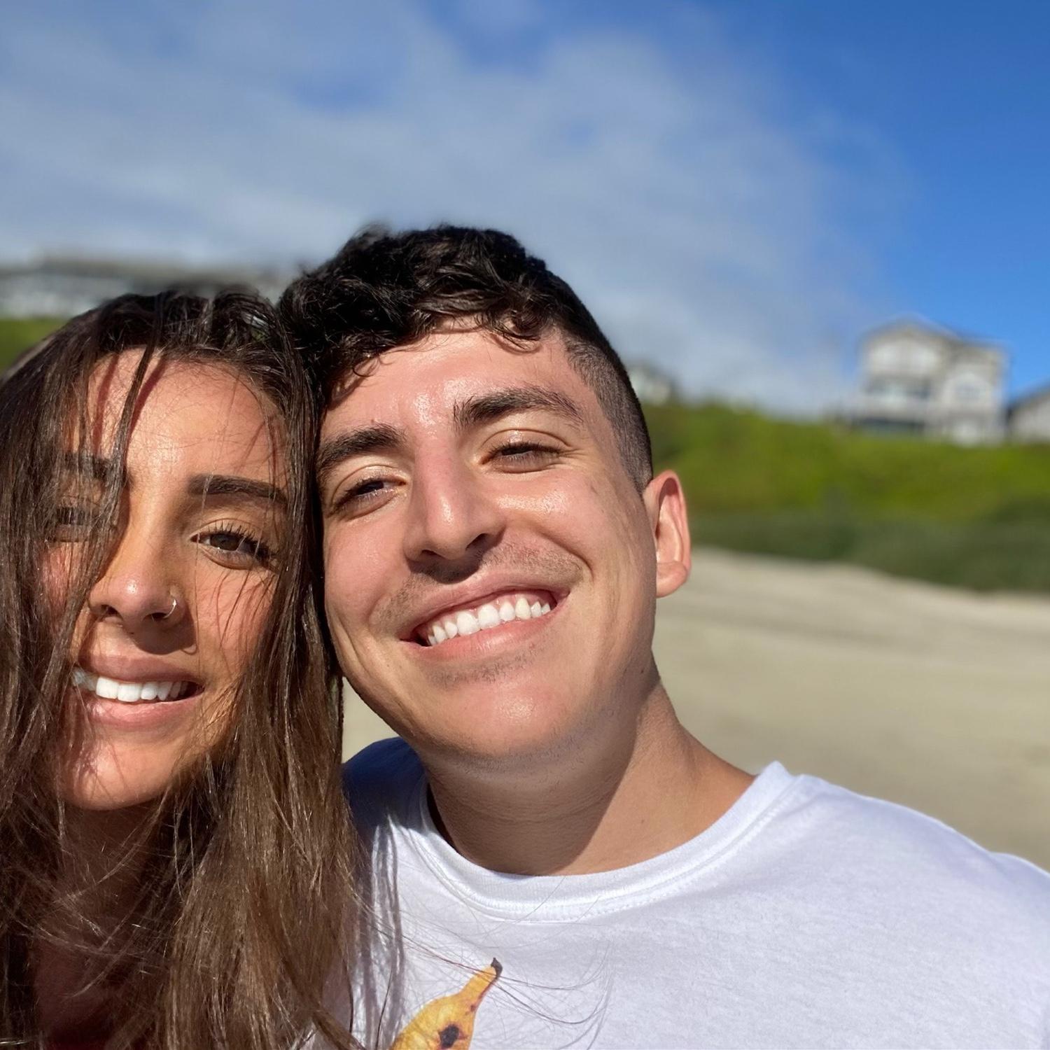 our first photo together!