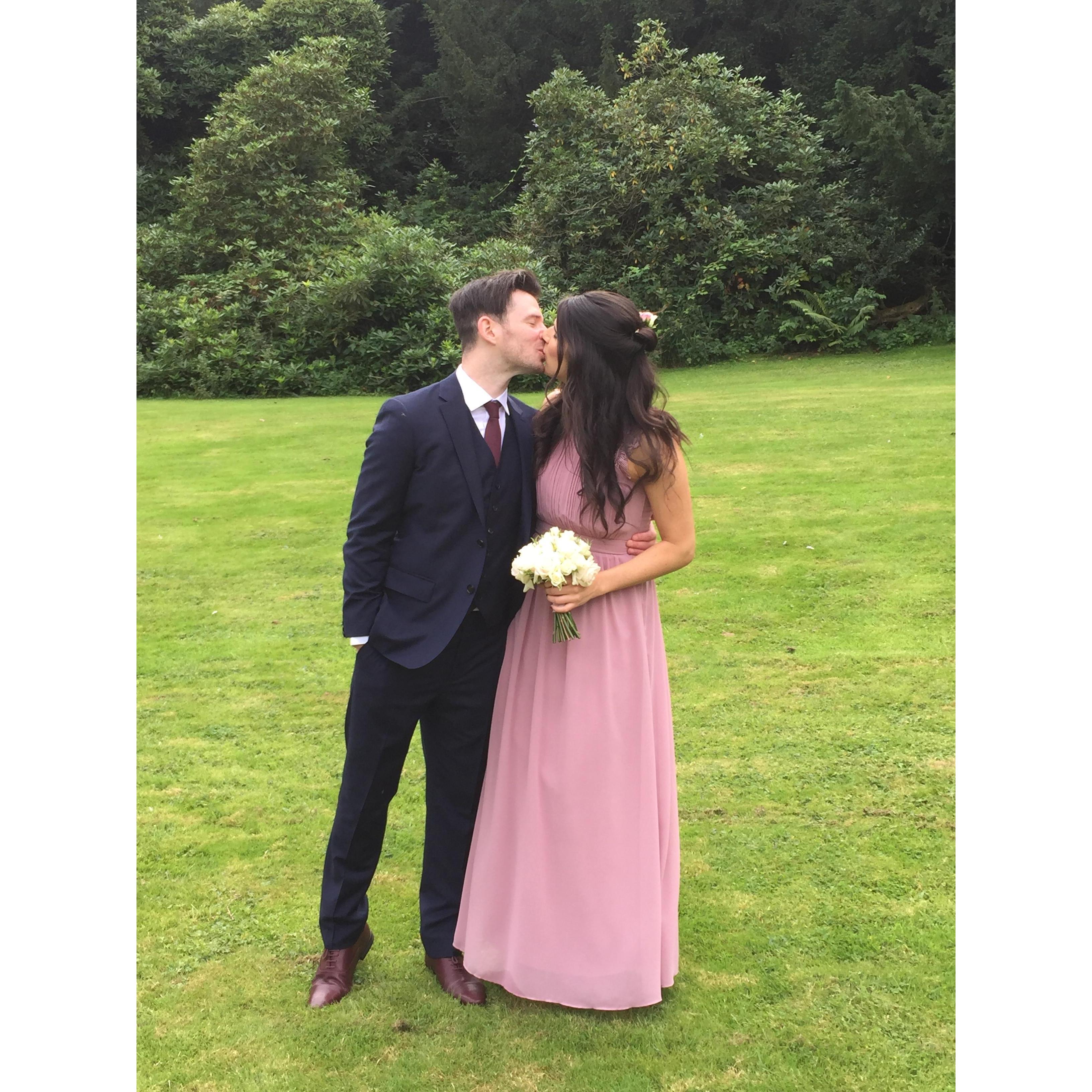 First wedding together and officially lived together for 6 months