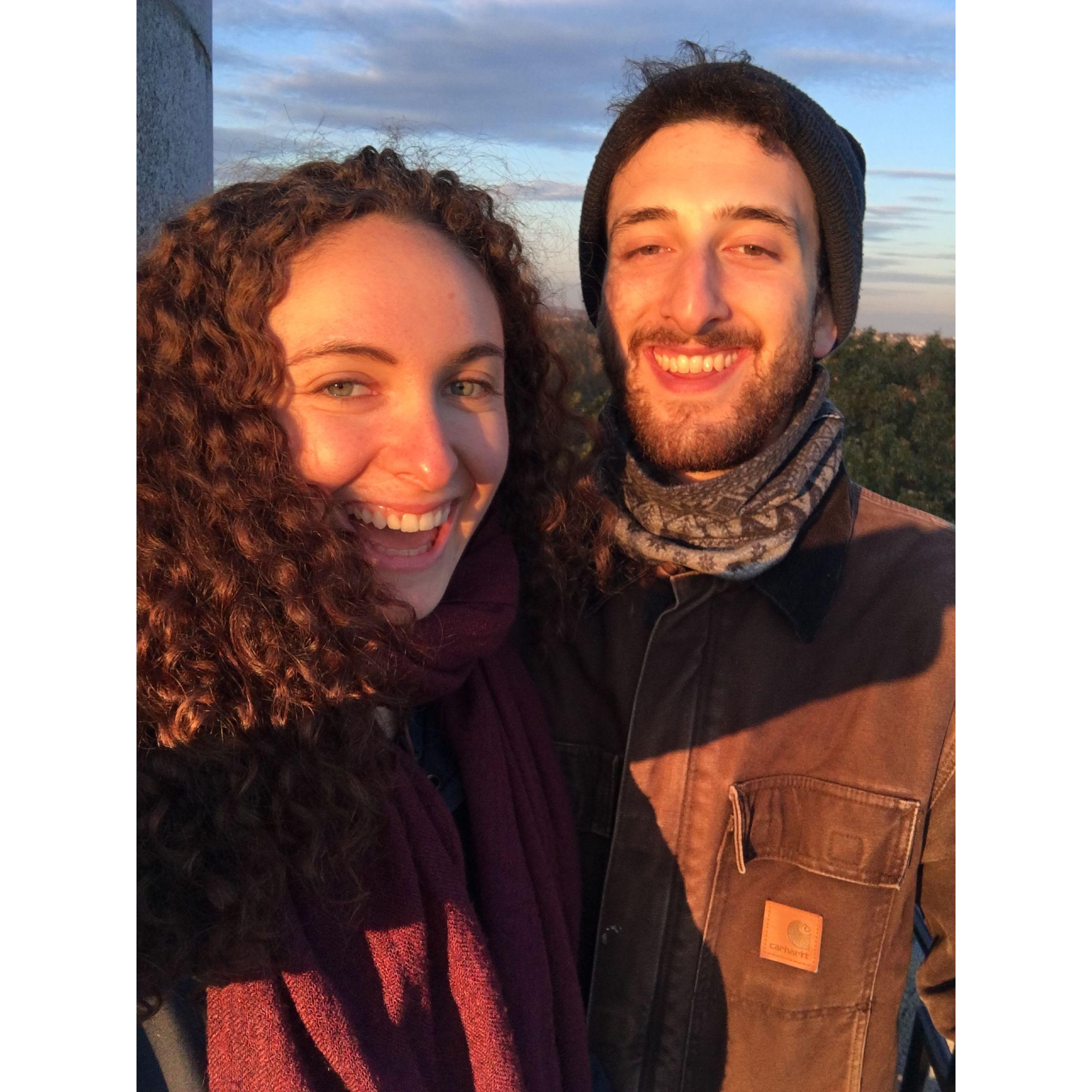 Being silly in Boston in the early days- 2017!