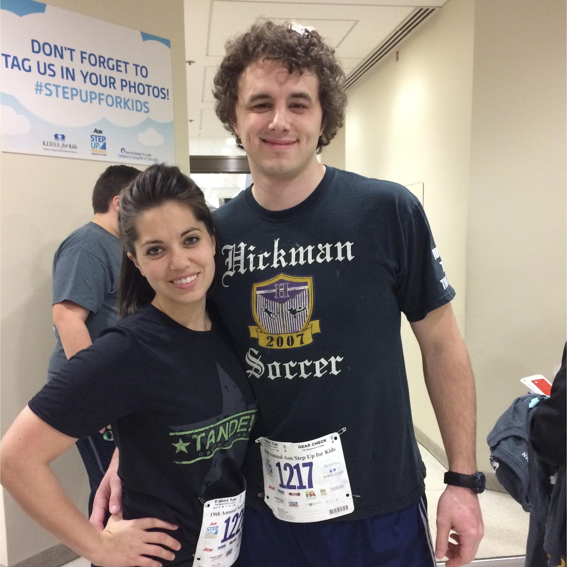 Aon Step Up For Kids race in 2016