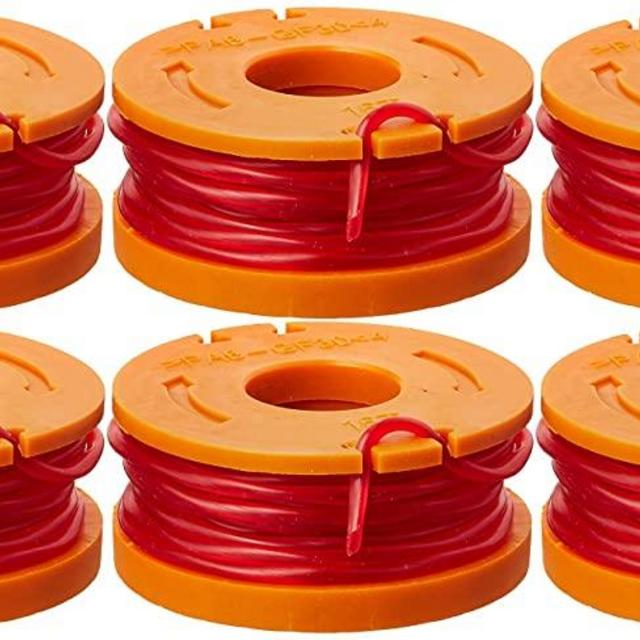 WORX WA0010 6-Pack Replacement Trimmer Line for Select Electric String Trimmers
