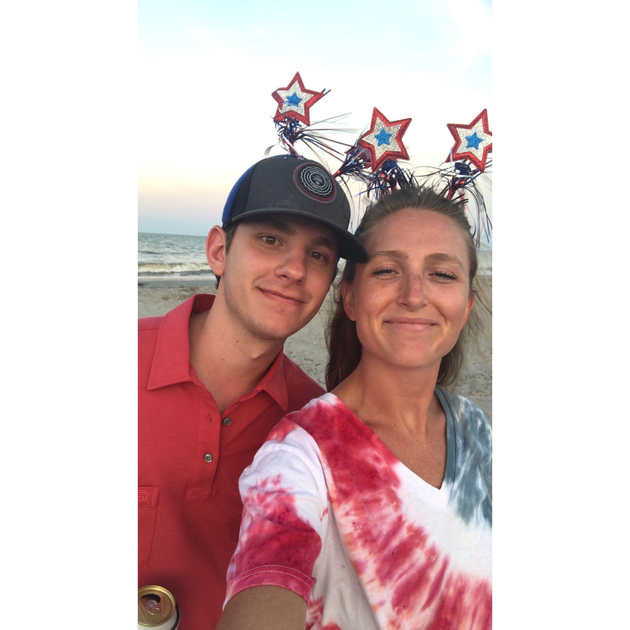 First family beach trip 2020