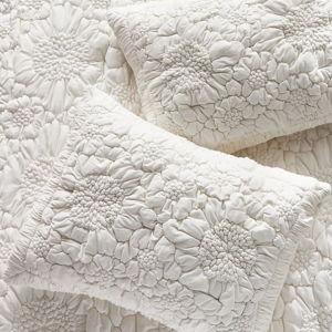 Dahlia Cotton Jersey Floral Shams, Set of 2