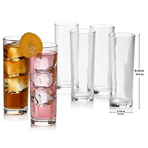 Luxu Beer Glass, 20 oz Can Shaped Beer Glasses Set of 4 -Craft Drinking Glasses,Large Beer Glasses for Any Drink and Any Occasion (Set of 4)