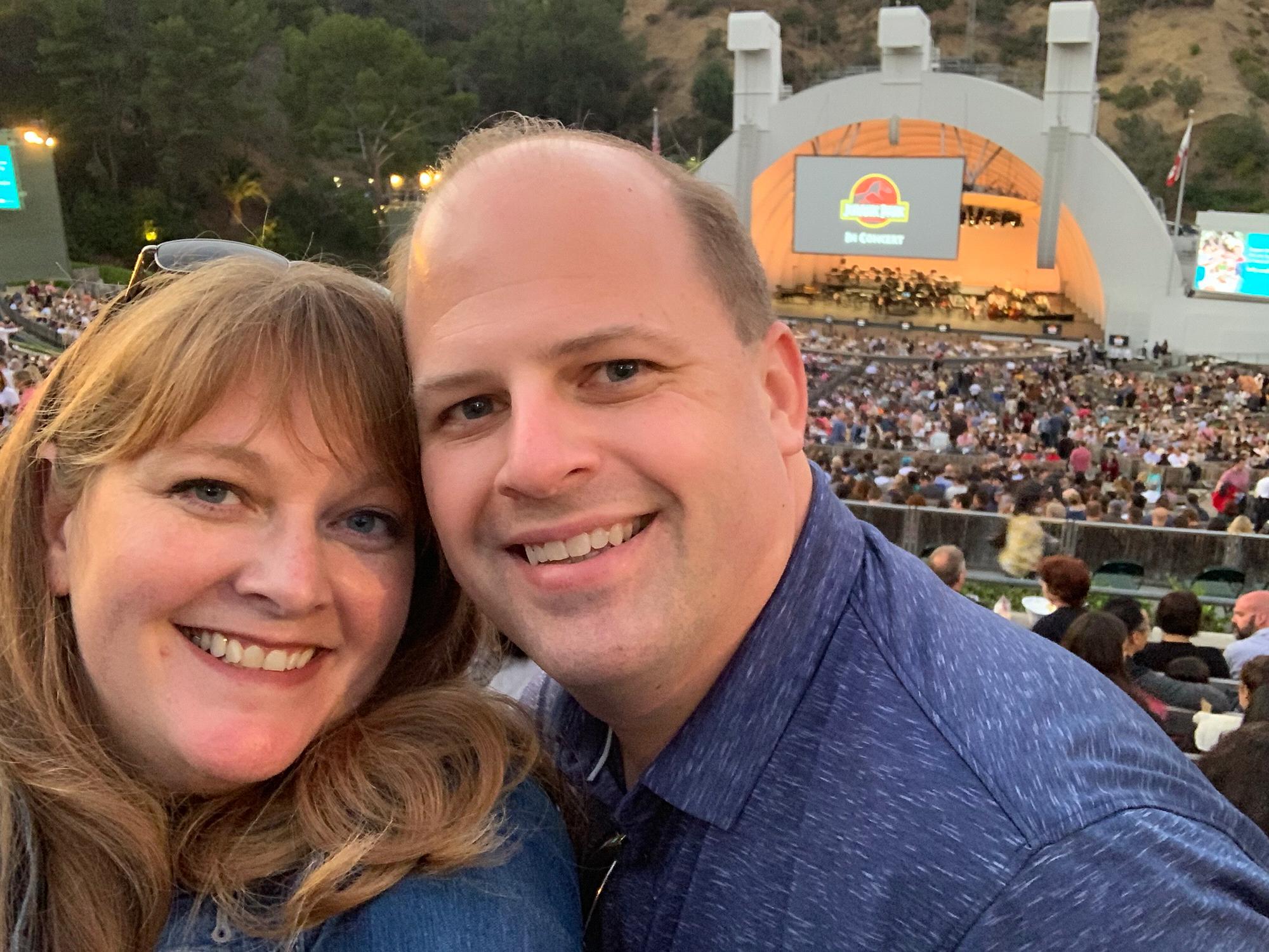Jurassic Park live music concert and movie screening at the Hollywood Bowl