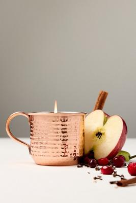 Thymes Simmered Cider Copper Mug Candle