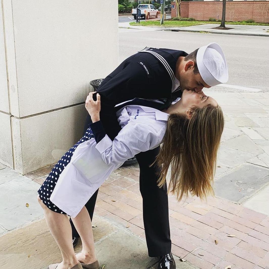 Nate visited Jackie at work in 2019!