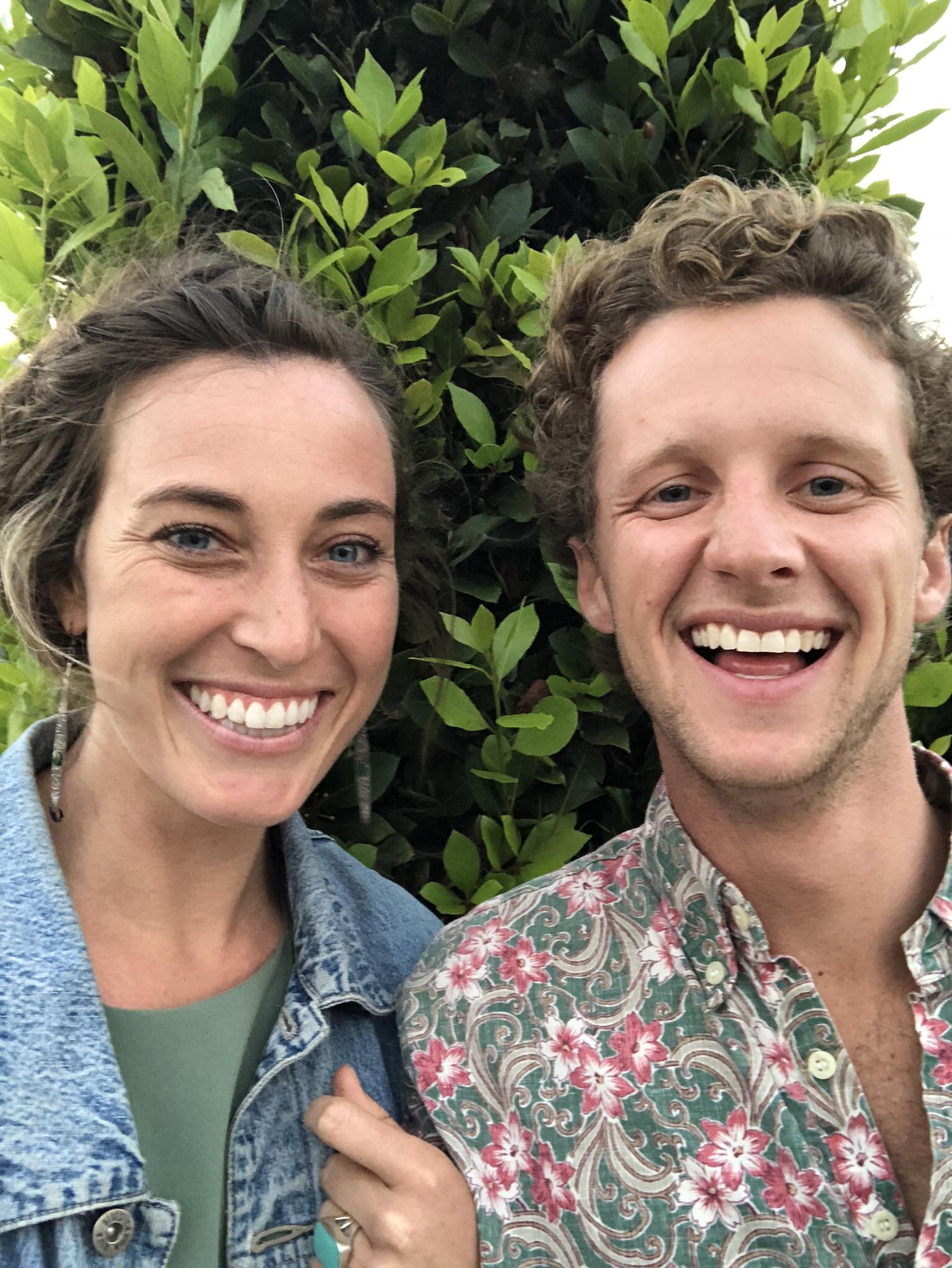 August 2018. This was JUST after Ry asked Em to be his lady girlfriend. We were in seal beach and asked on a park bench after a little walk. This was a fun photo to find!