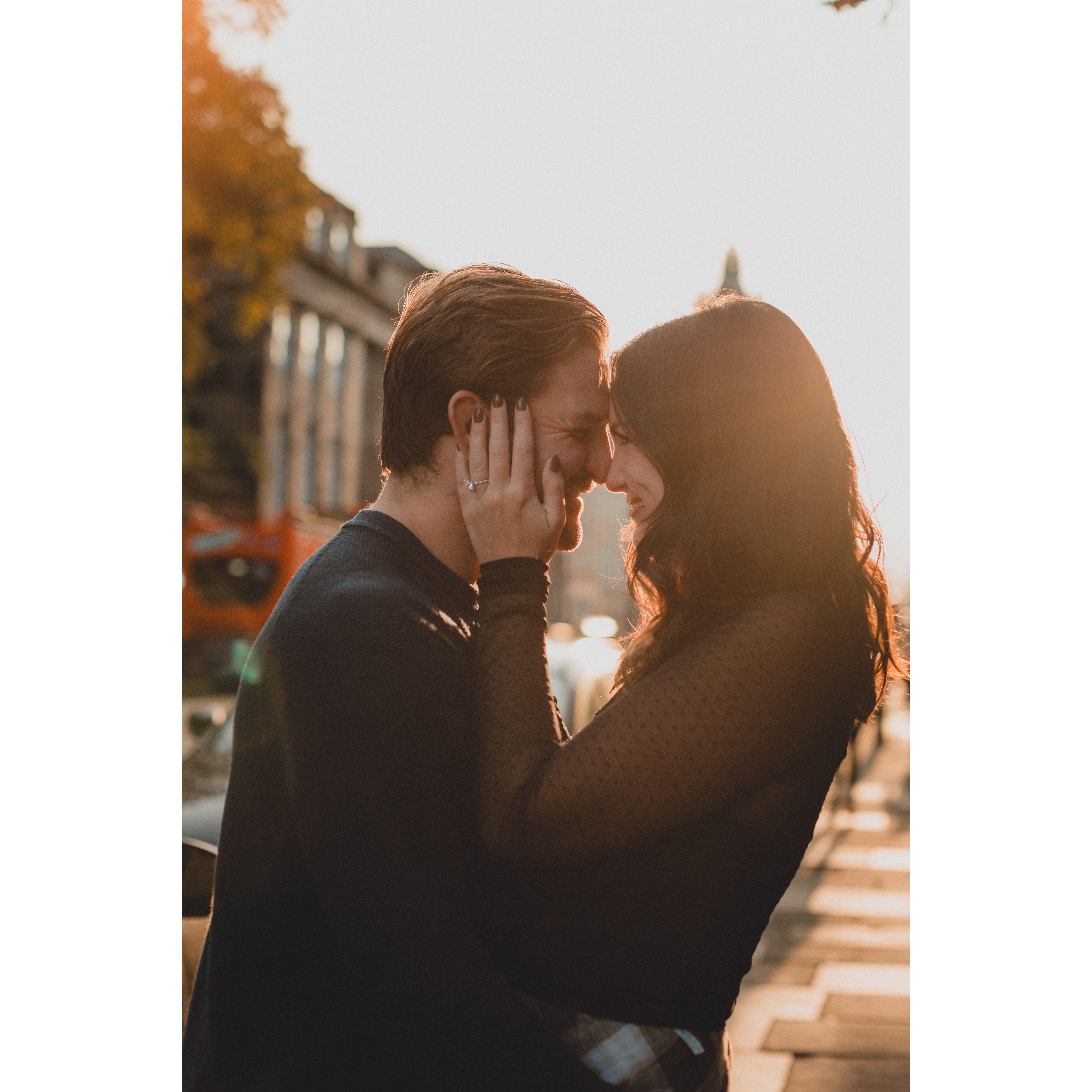 In Fall of 2023, Jim FINALLY popped the question to Molly in Edinburgh, Scotland. Molly had an idea this was happening, since Jim had only planned 1 day of their 10 day trip.