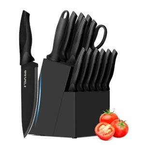 14 Pieces Kitchen Knife Set, High Carbon German Stainless Steel