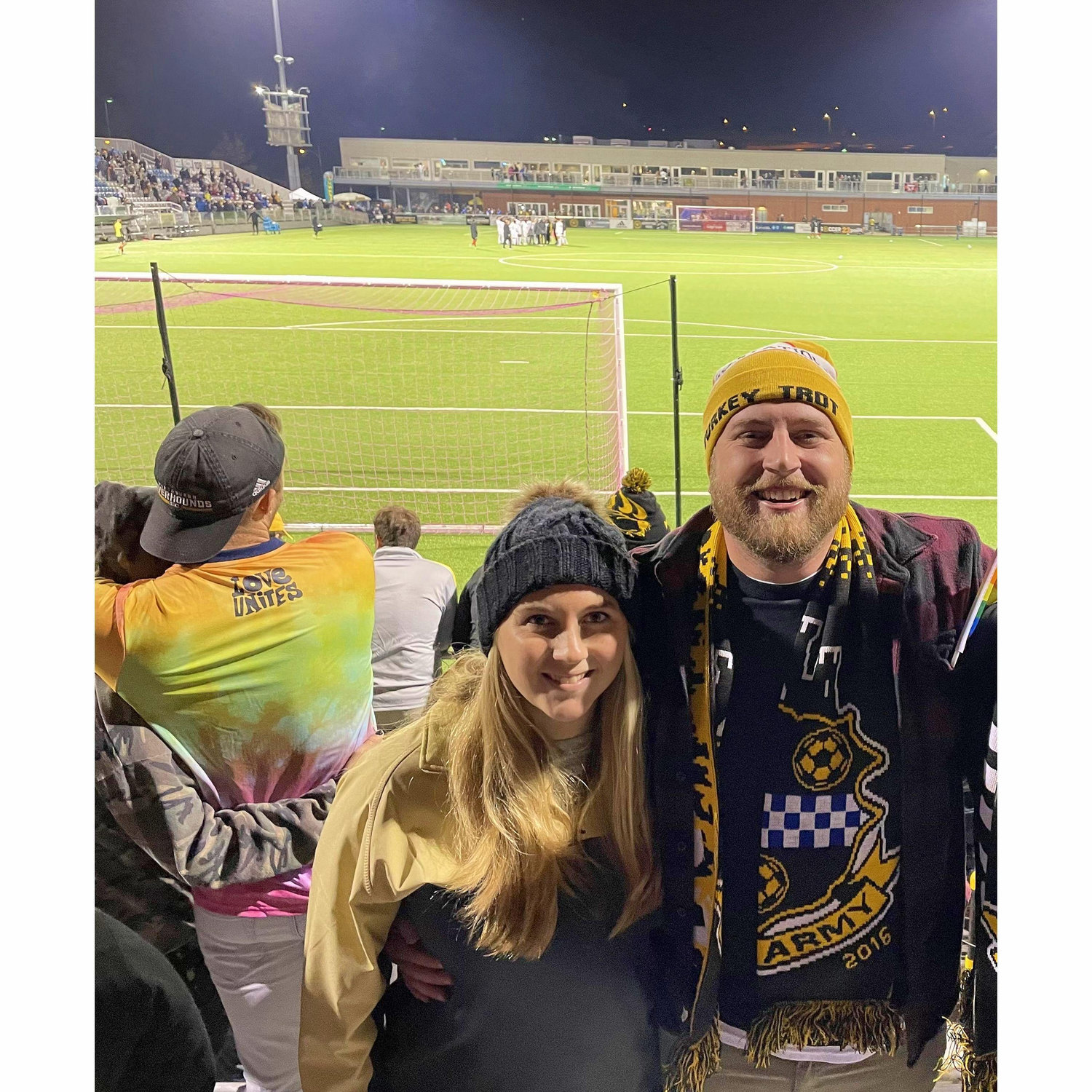 Devon lived in Pittsburgh from 2021-2022 while completing her Masters at Pitt.  Nick trekked out to visit many times, which included going to Riverhounds soccer games with friends