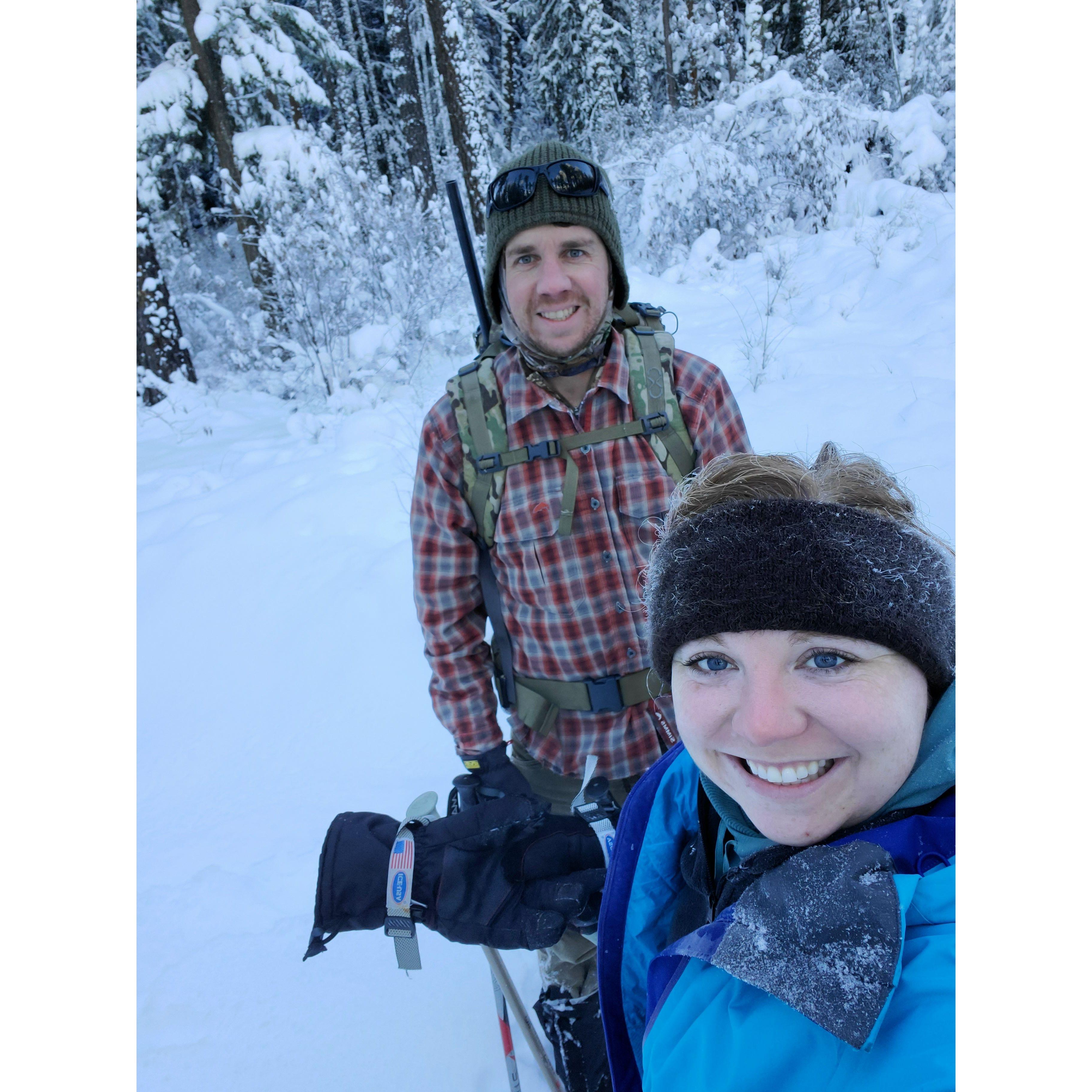 Snowshoeing