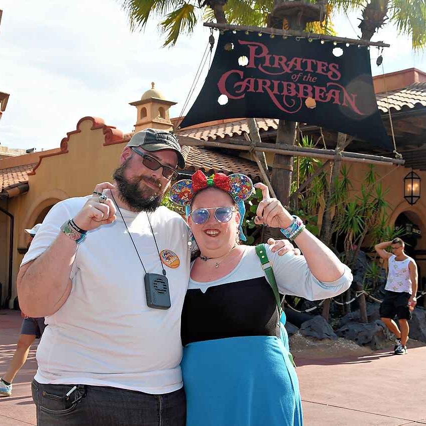 His first ever Disney trip!