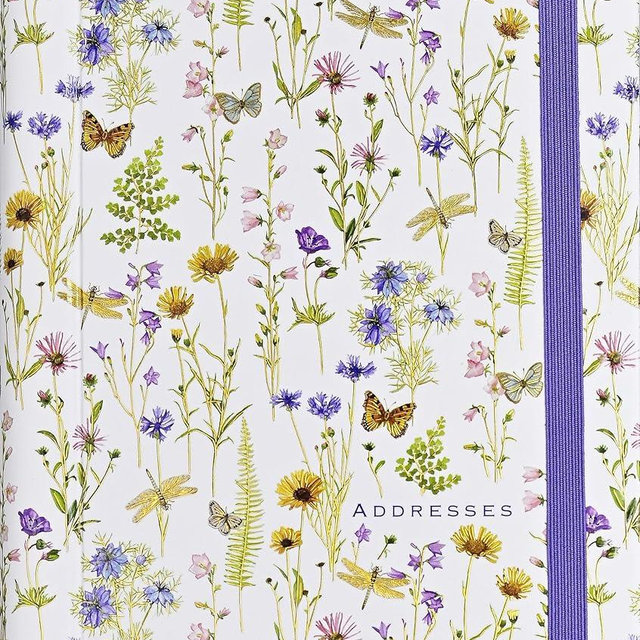 Wildflower Garden Large Address Book