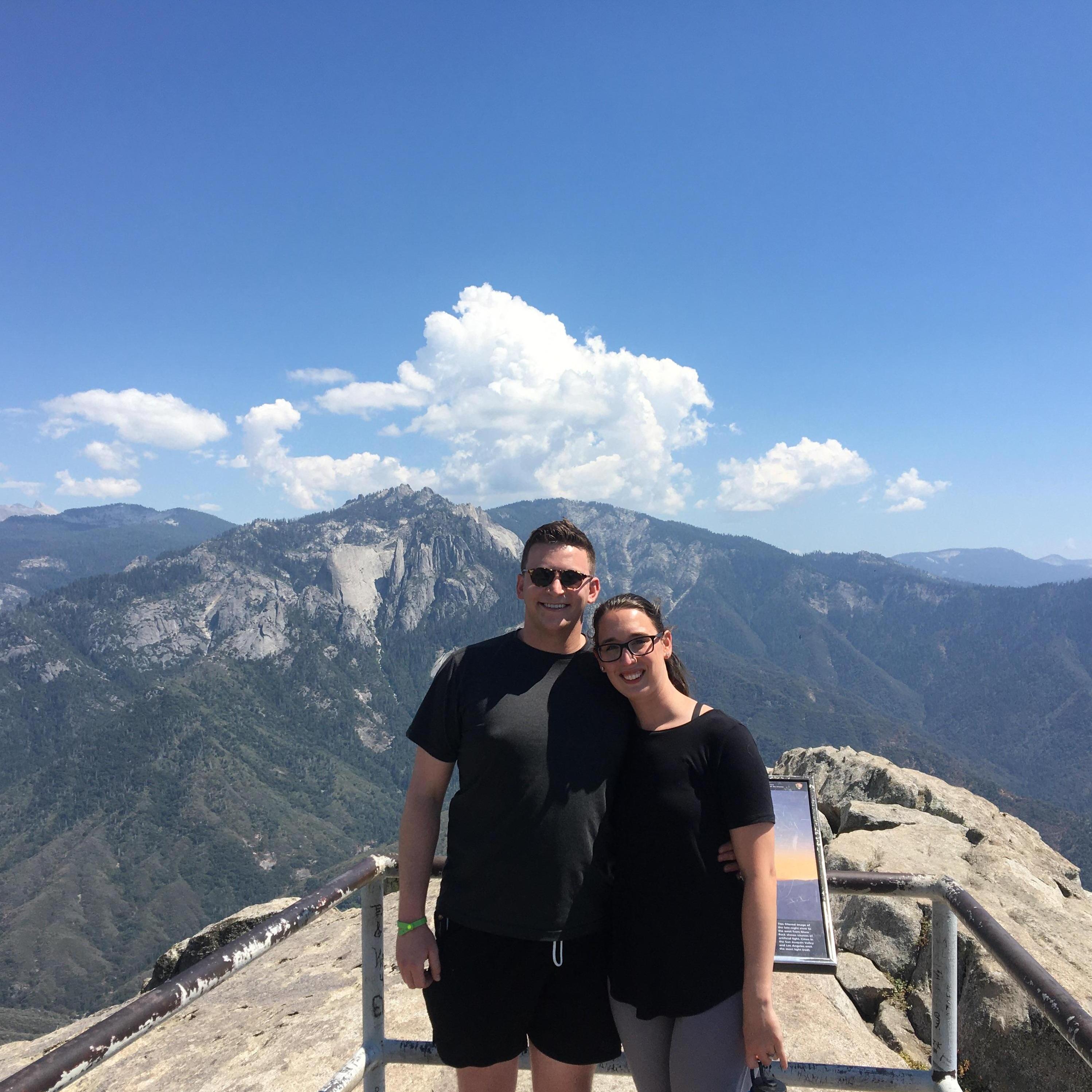 At Moro Rock in Sequoia National Park, Summer 2020