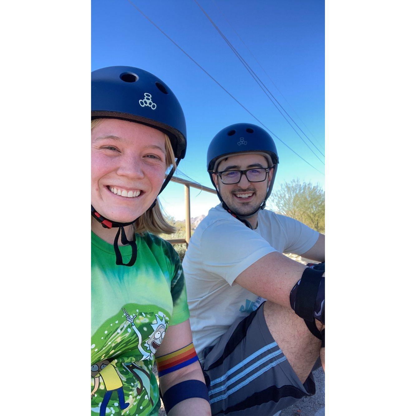 Roller blading