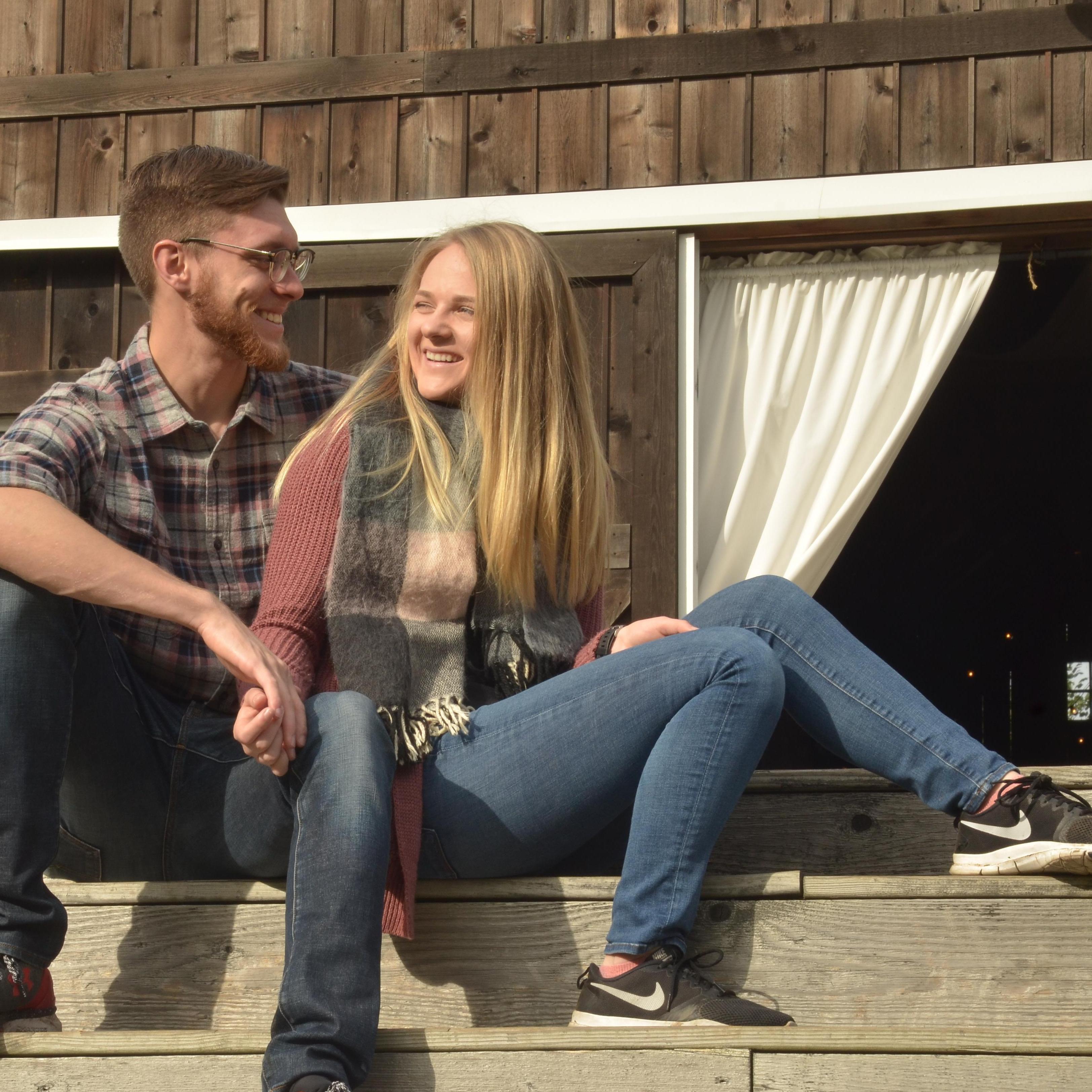 Visiting the wedding barn