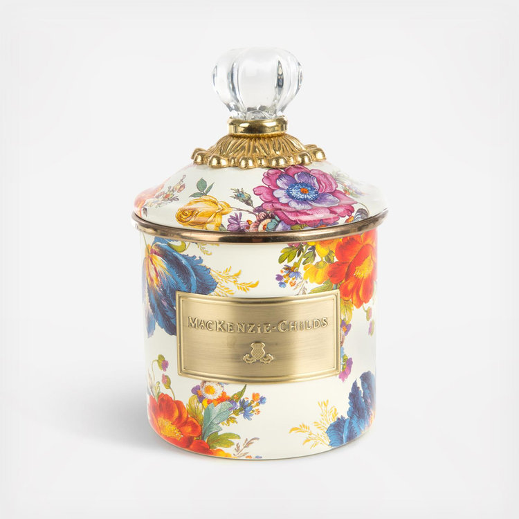 MacKenzie-Childs, Flower Market Enamel Canister | Zola