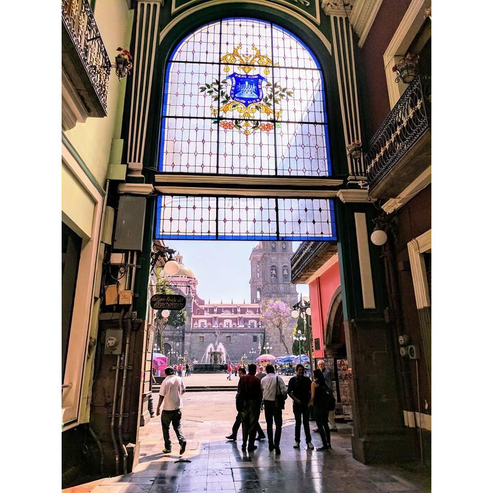 Facing el Zócalo and the Cathedral