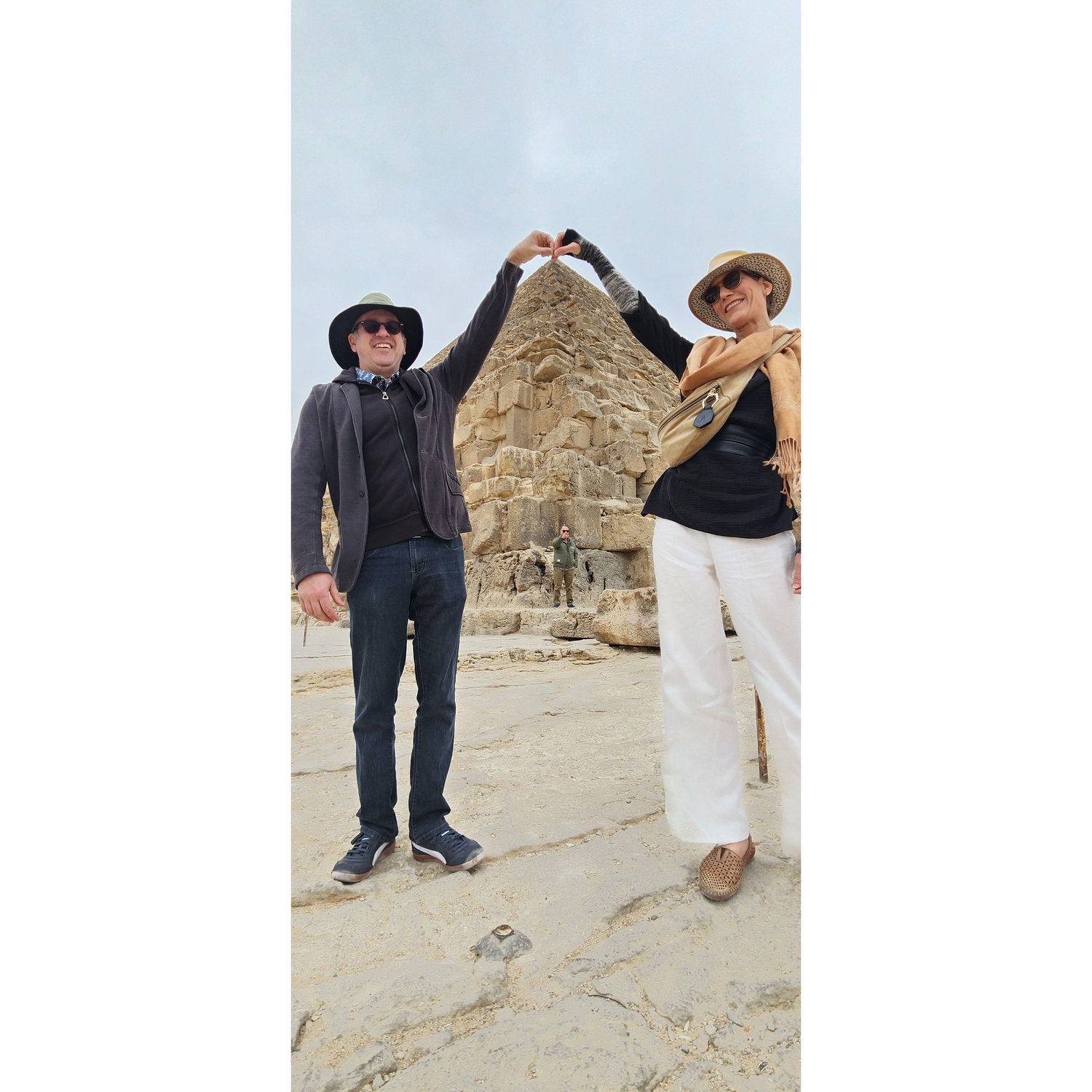 Fun with pyramids in Egypt