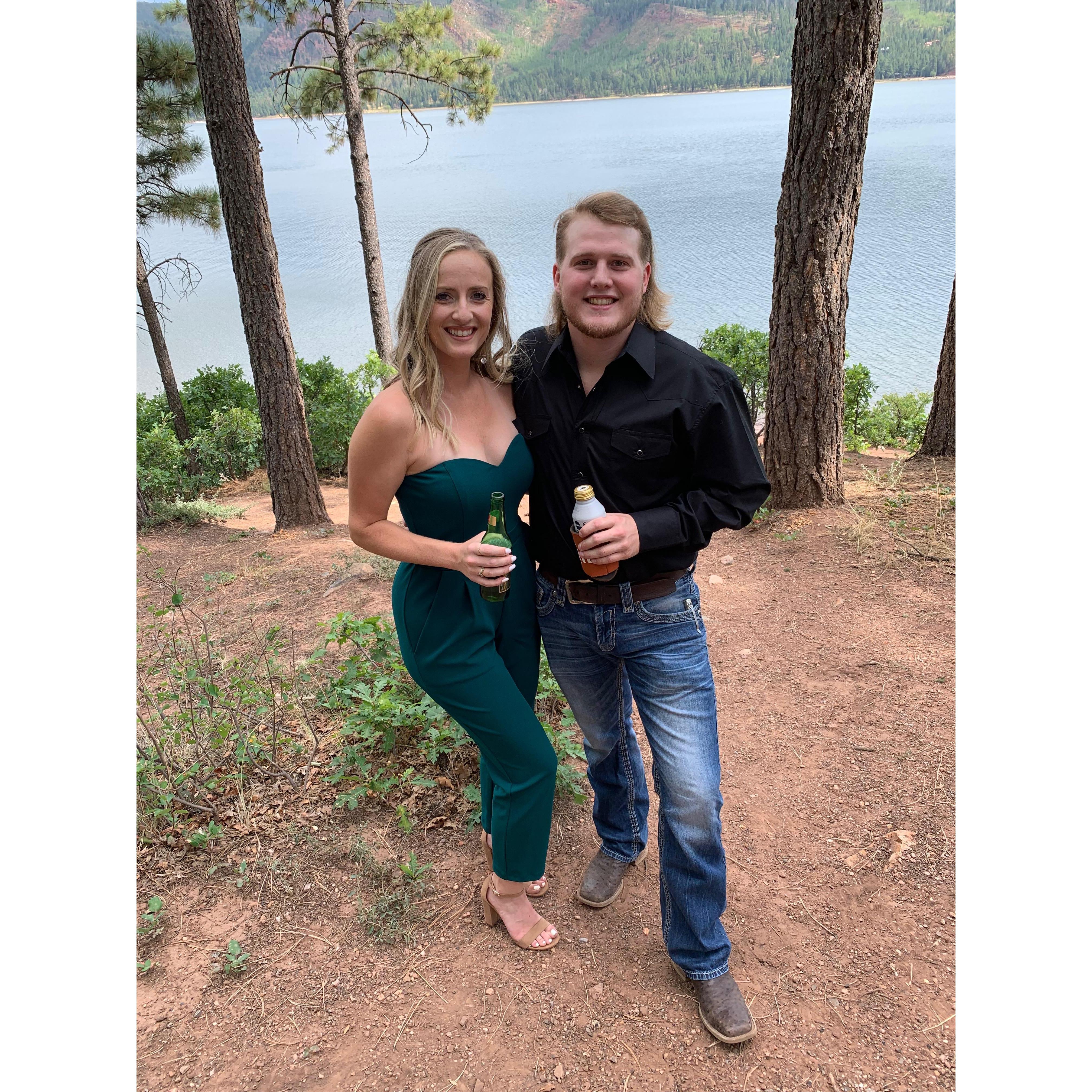 At our friends wedding in September 2019!