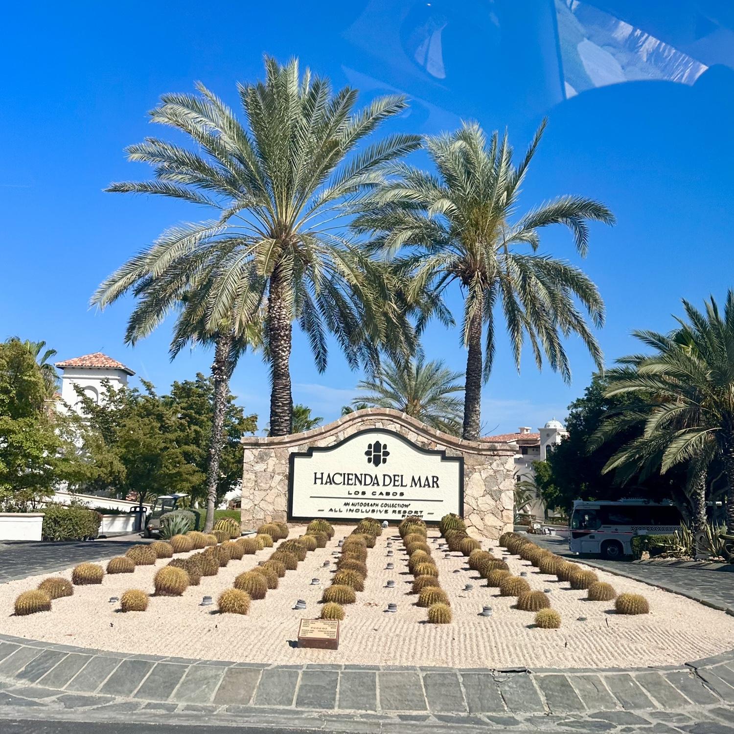 Entrance to the resort!